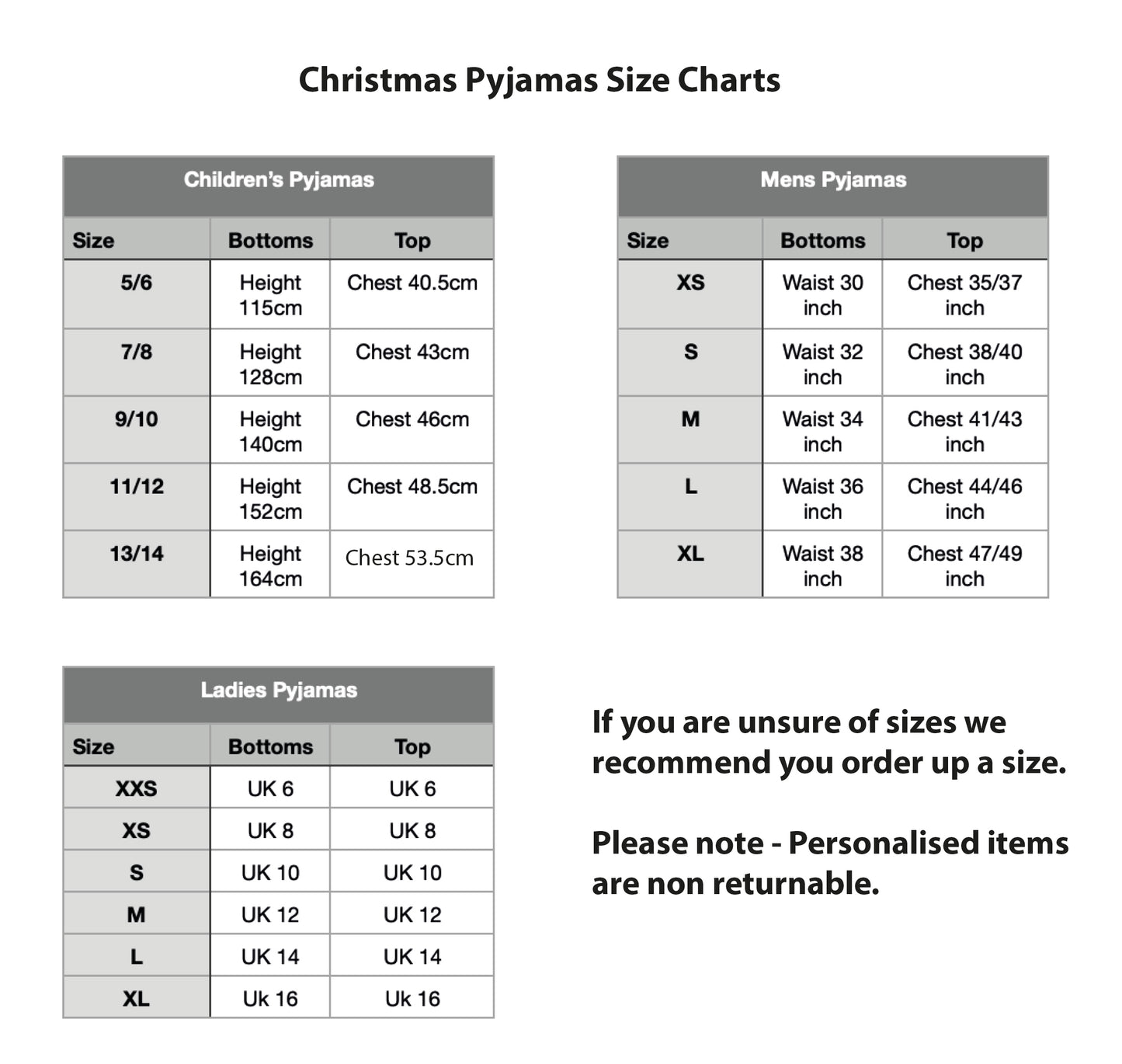 Personalised Polar Express Pyjamas