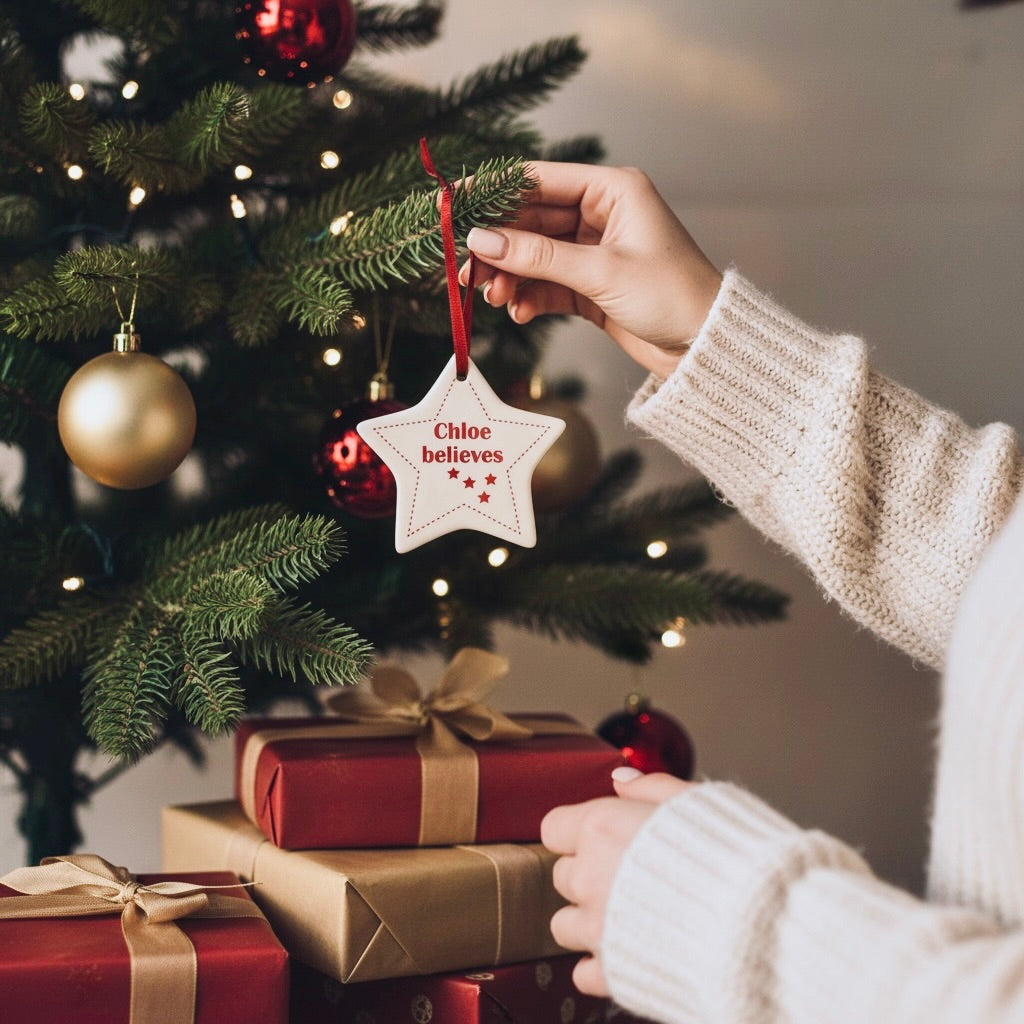 'I believe' Tree Decoration