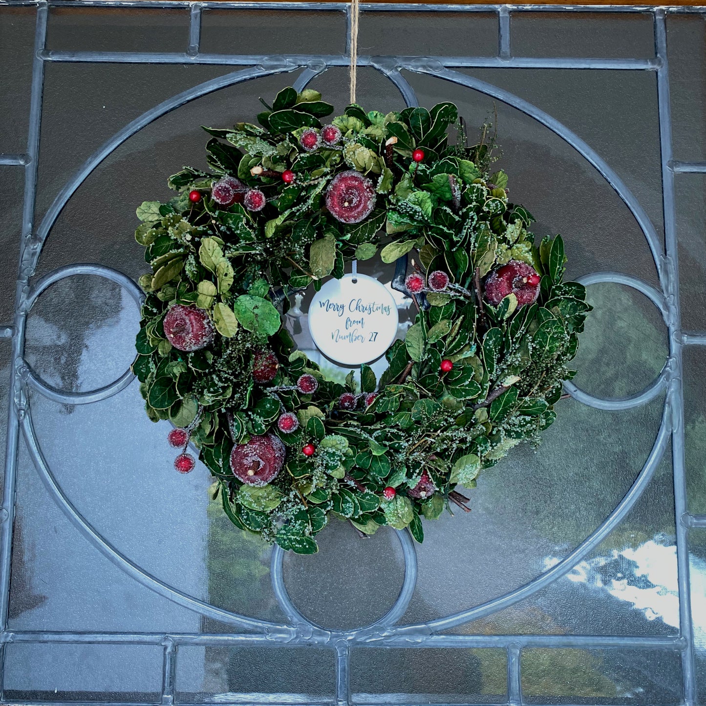 Personalised Festive Forest Wreath