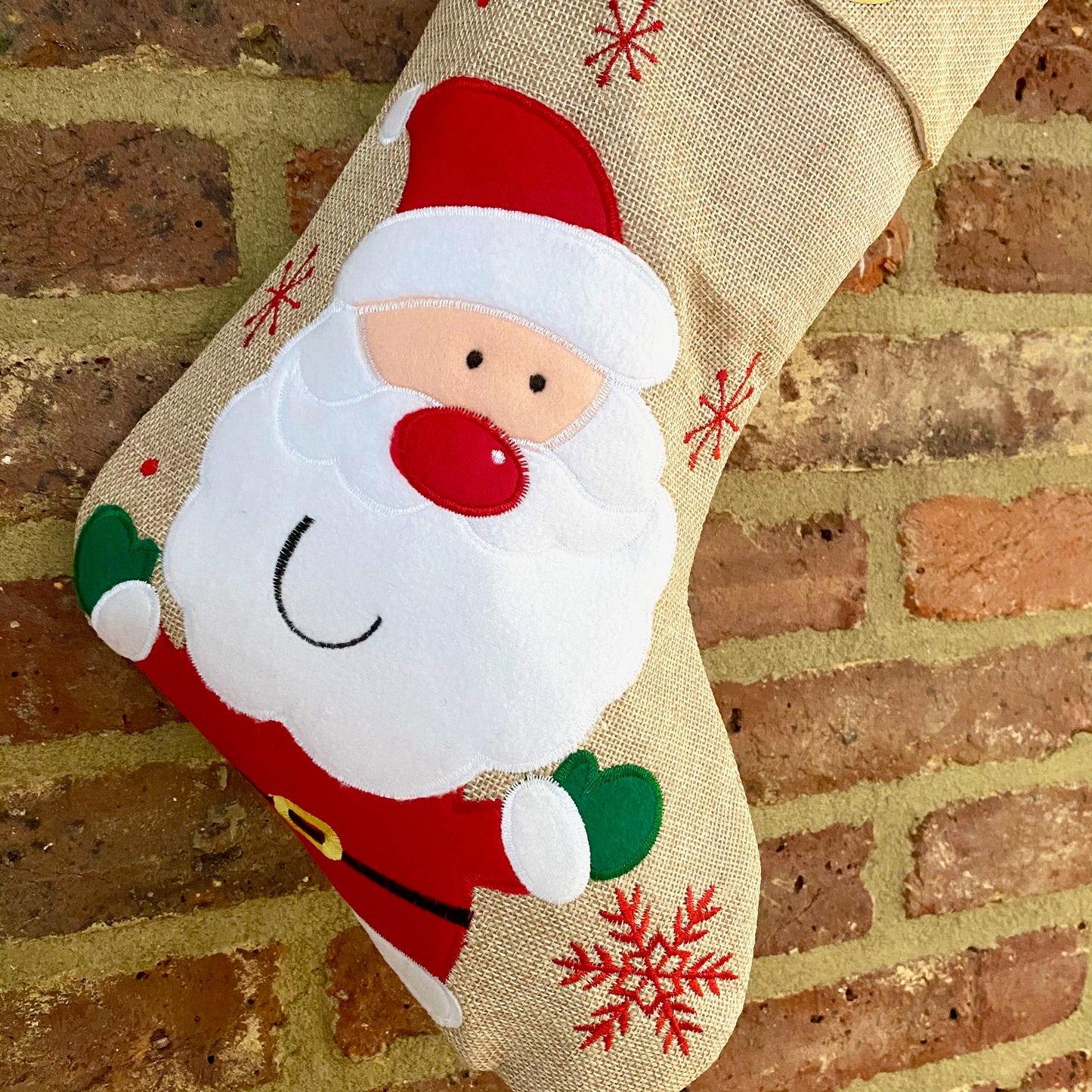 Hessian Santa Stocking