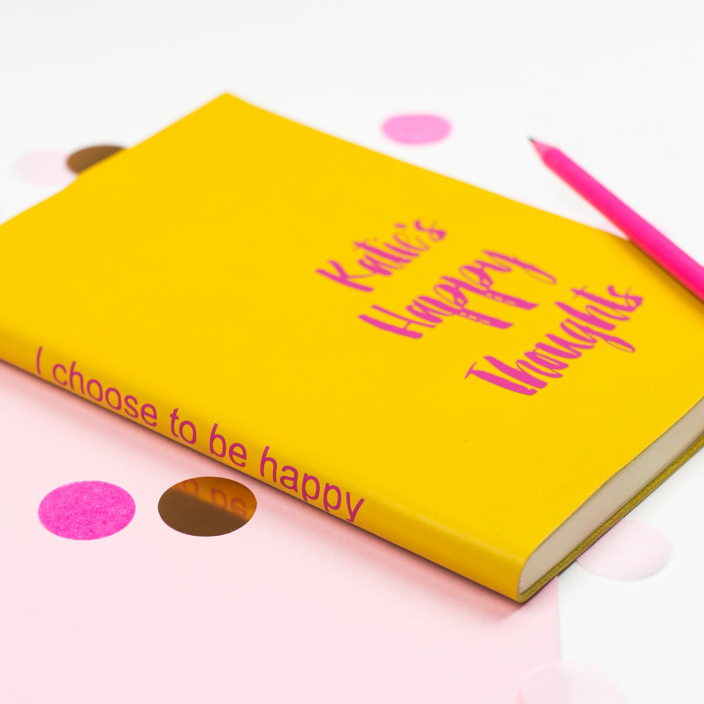 Personalised ‘Happy Thoughts’ Journal