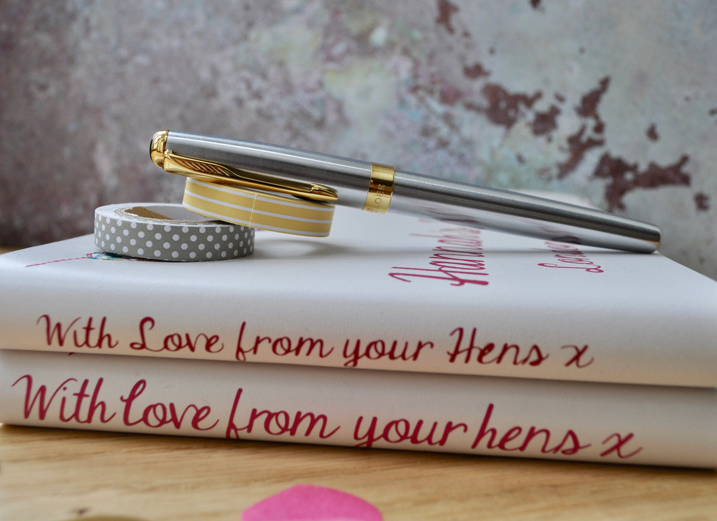 Liberty print 'Heart Bunting' Hen Party Journal