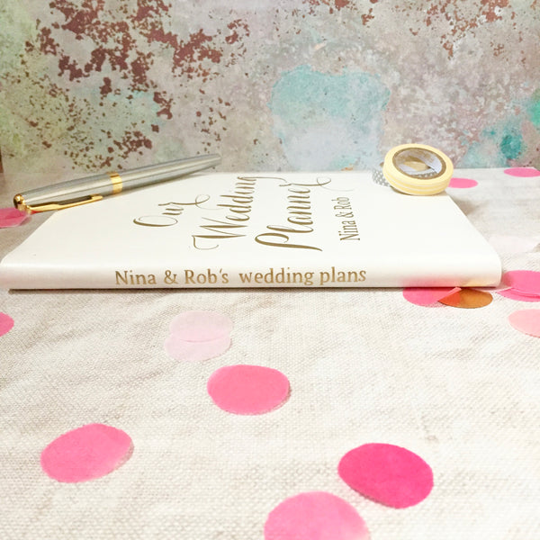Personalised Wedding Planner Journal
