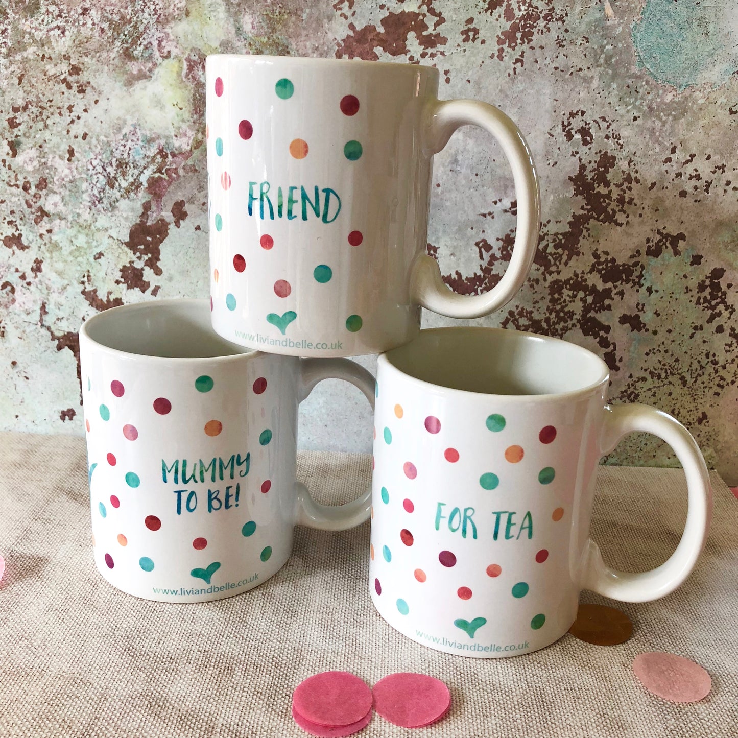 Personalised Contemporary Name Mug