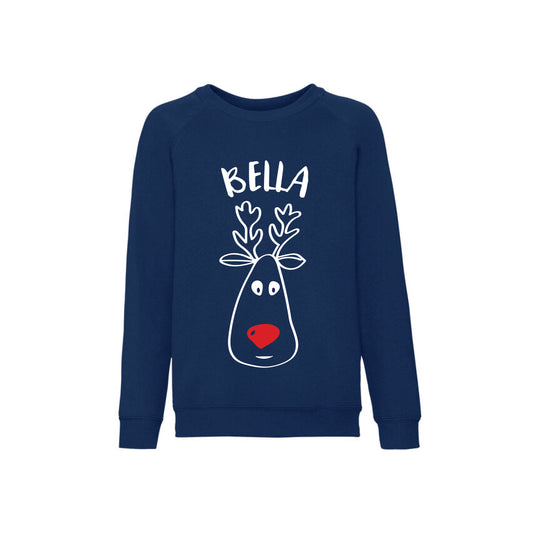 Cartoon Reindeer Christmas Jumper