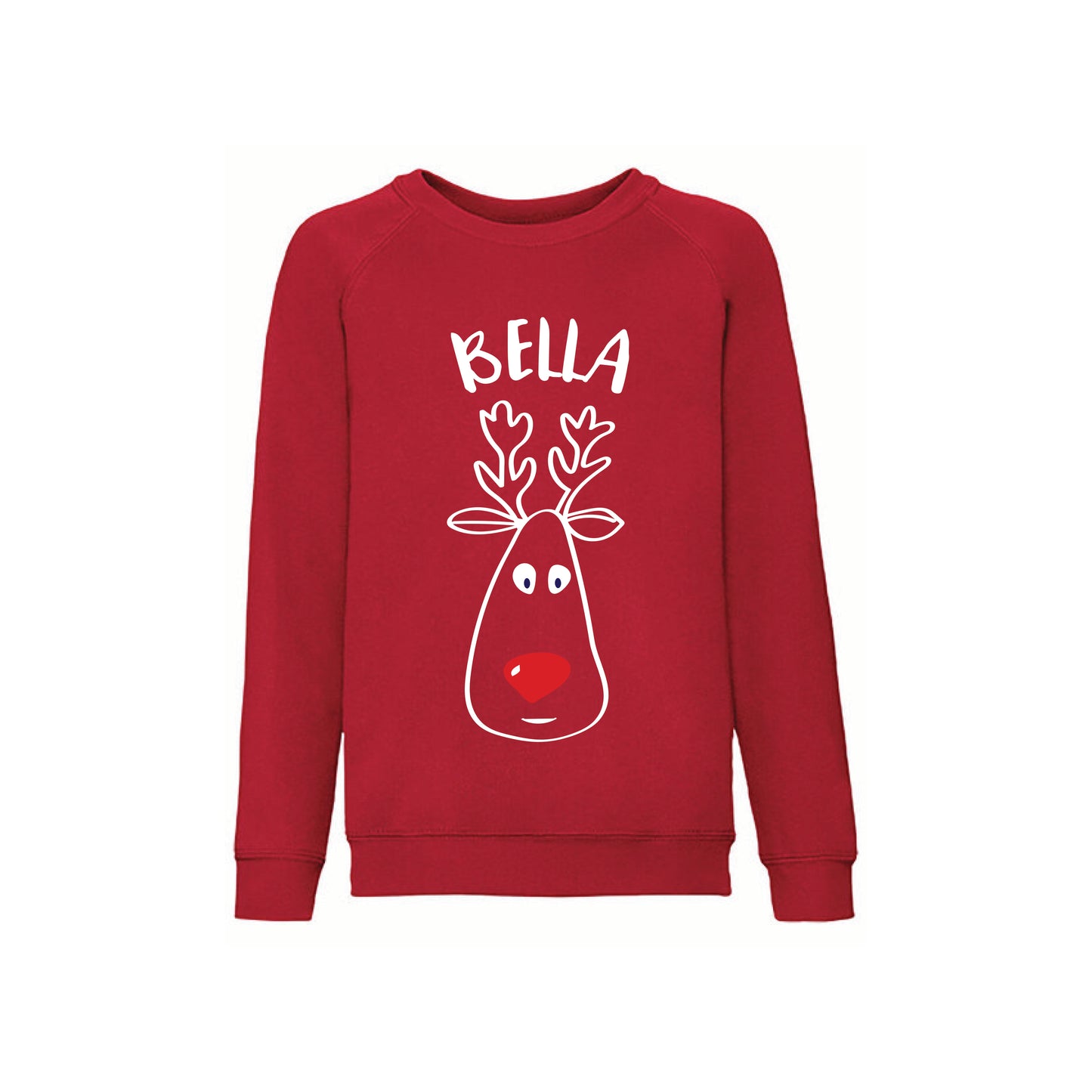 Cartoon Reindeer Christmas Jumper