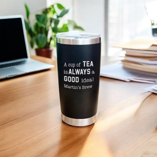 Personalised Thermal Tea Mug