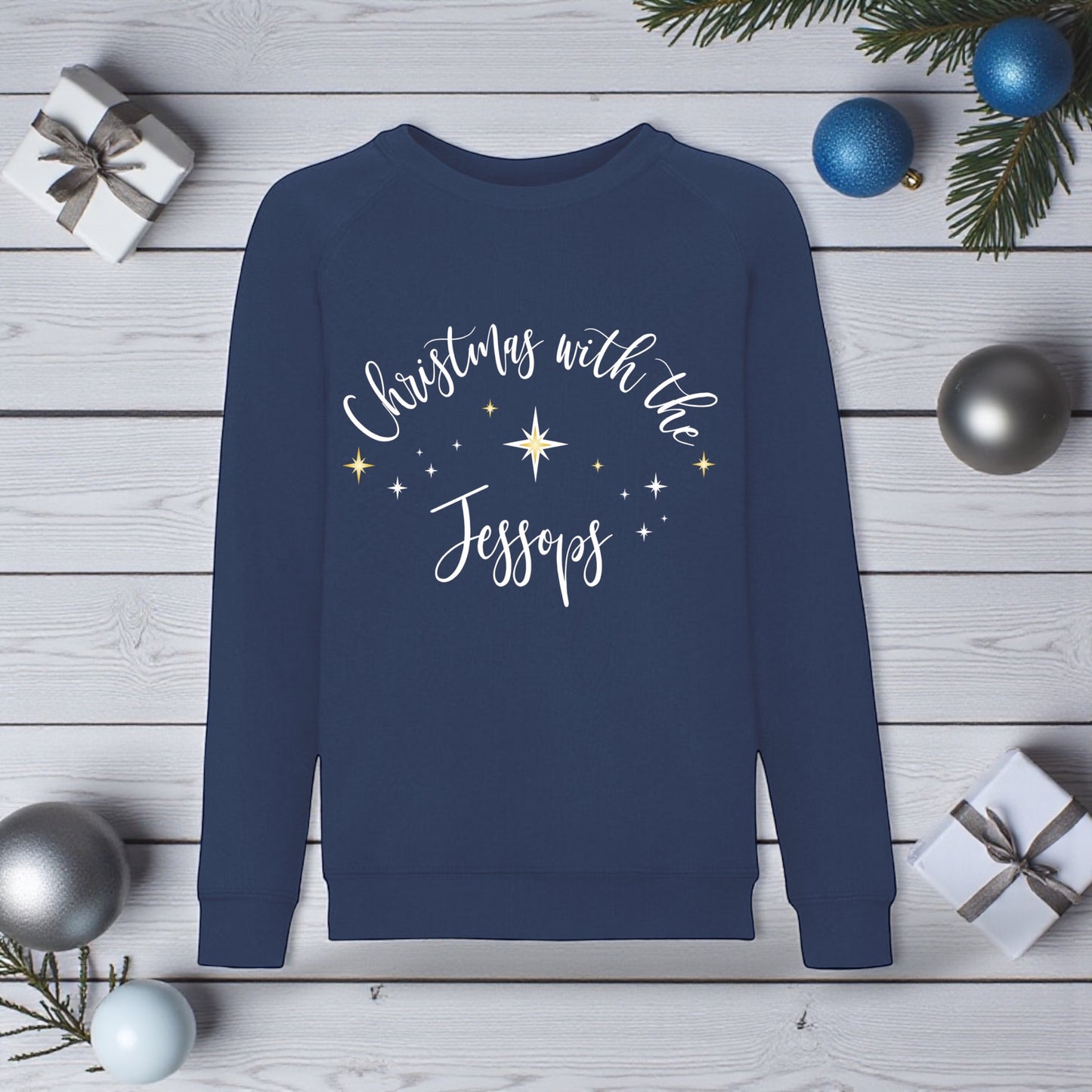 Family Name Christmas Jumper