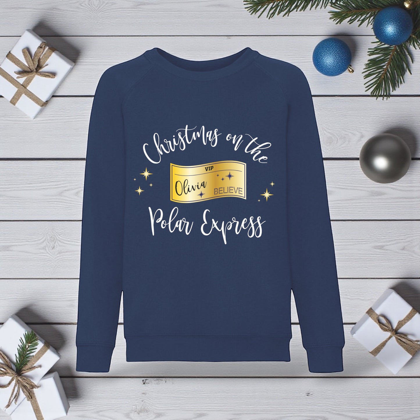 Christmas on the Polar Express Jumper