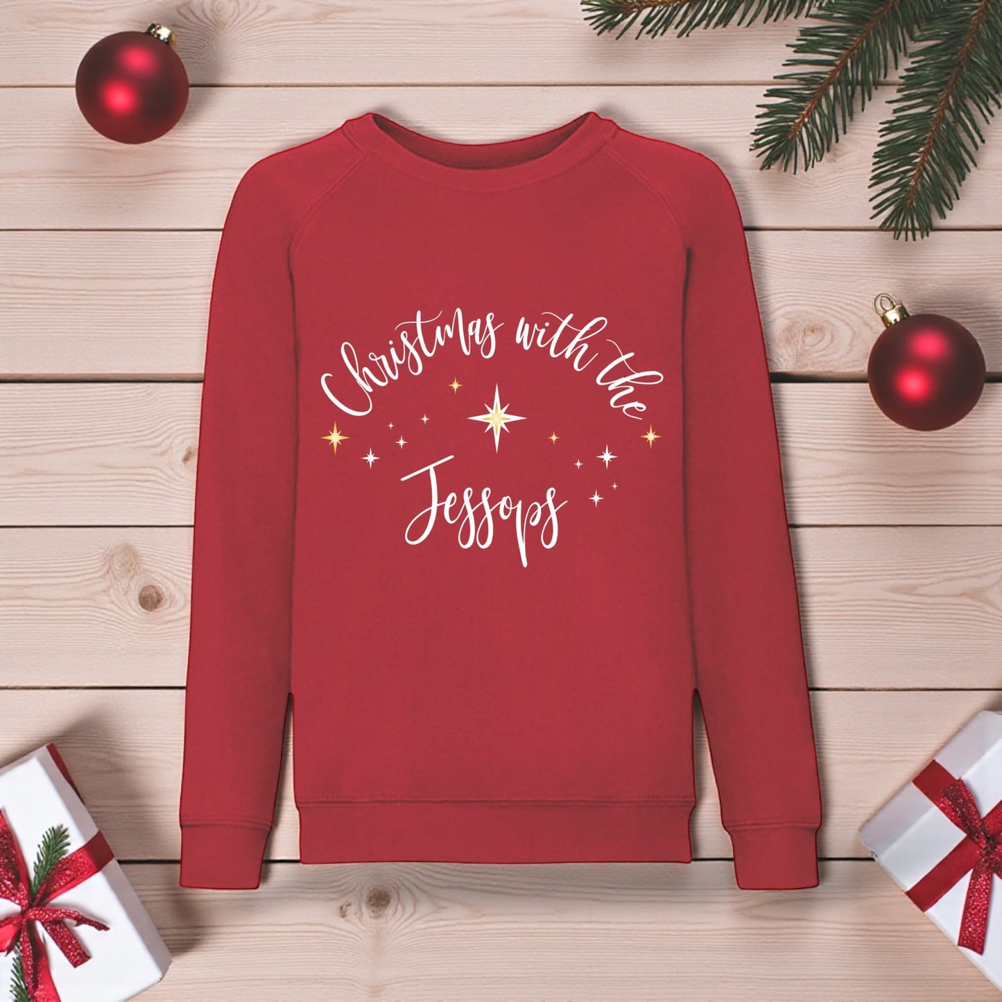 Family Name Christmas Jumper