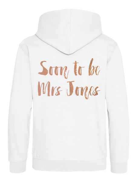 Contemporary Soon to be Mrs... Hoodie