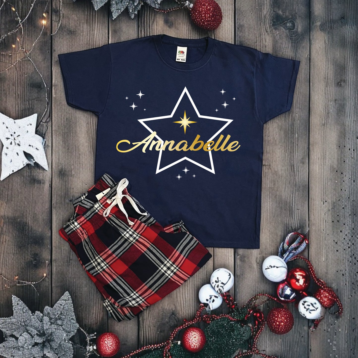 Personalised Star Pyjamas