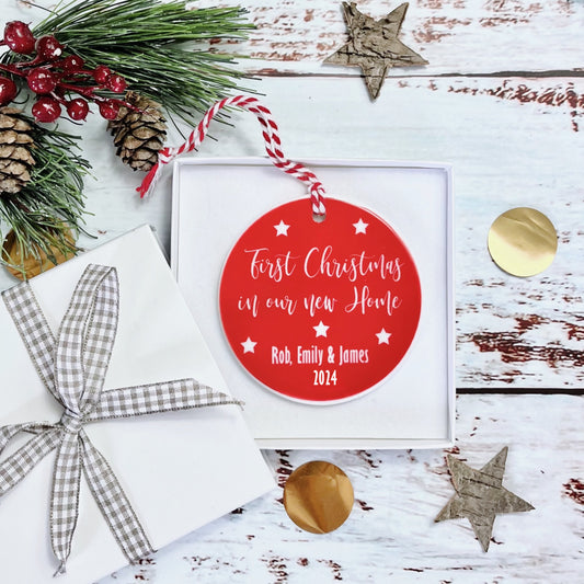 1st Christmas New Home Tree Decoration
