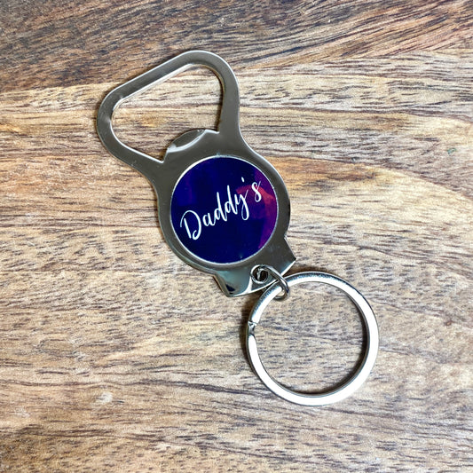 Personalised Bottle Opener Key Ring