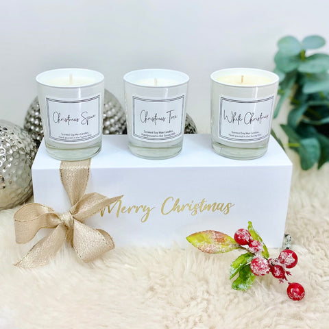 Christmas Collection Candle Trio Gift Box