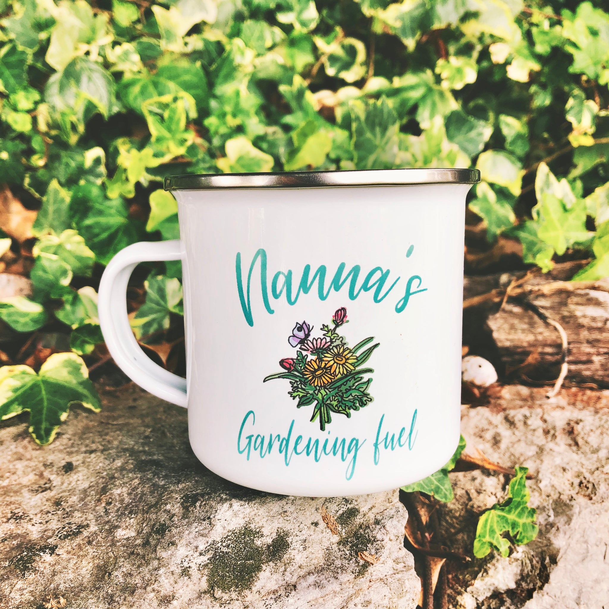 Enamel Gardening Mug