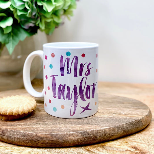 Personalised Teachers Mug