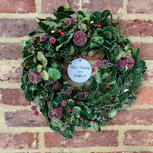 Personalised Festive Forest Wreath