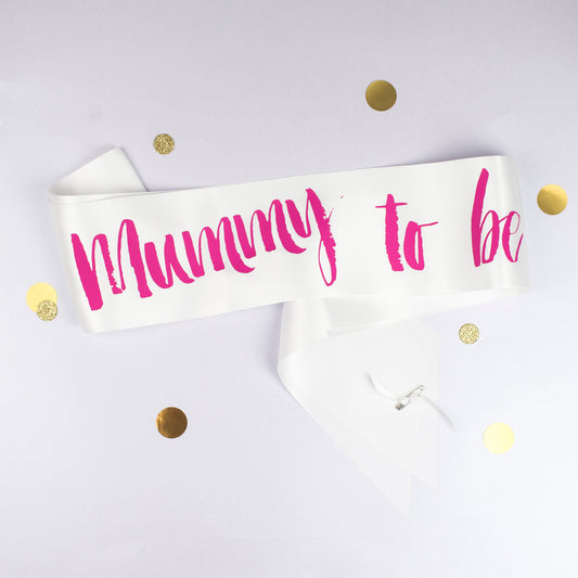 Contemporary ‘Mummy to be’ Sash