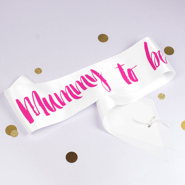 Contemporary ‘Mummy to be’ Sash