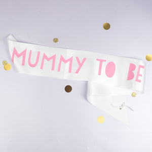 Papercut Style ‘Mummy to be’ Sash
