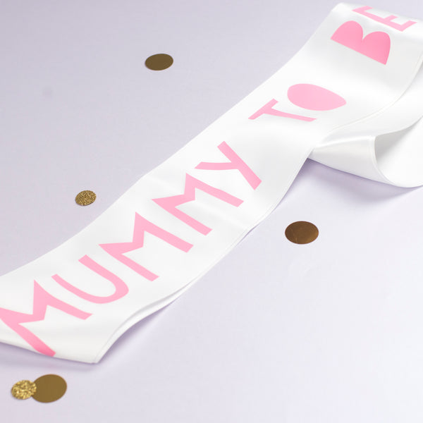 Papercut Style ‘Mummy to be’ Sash