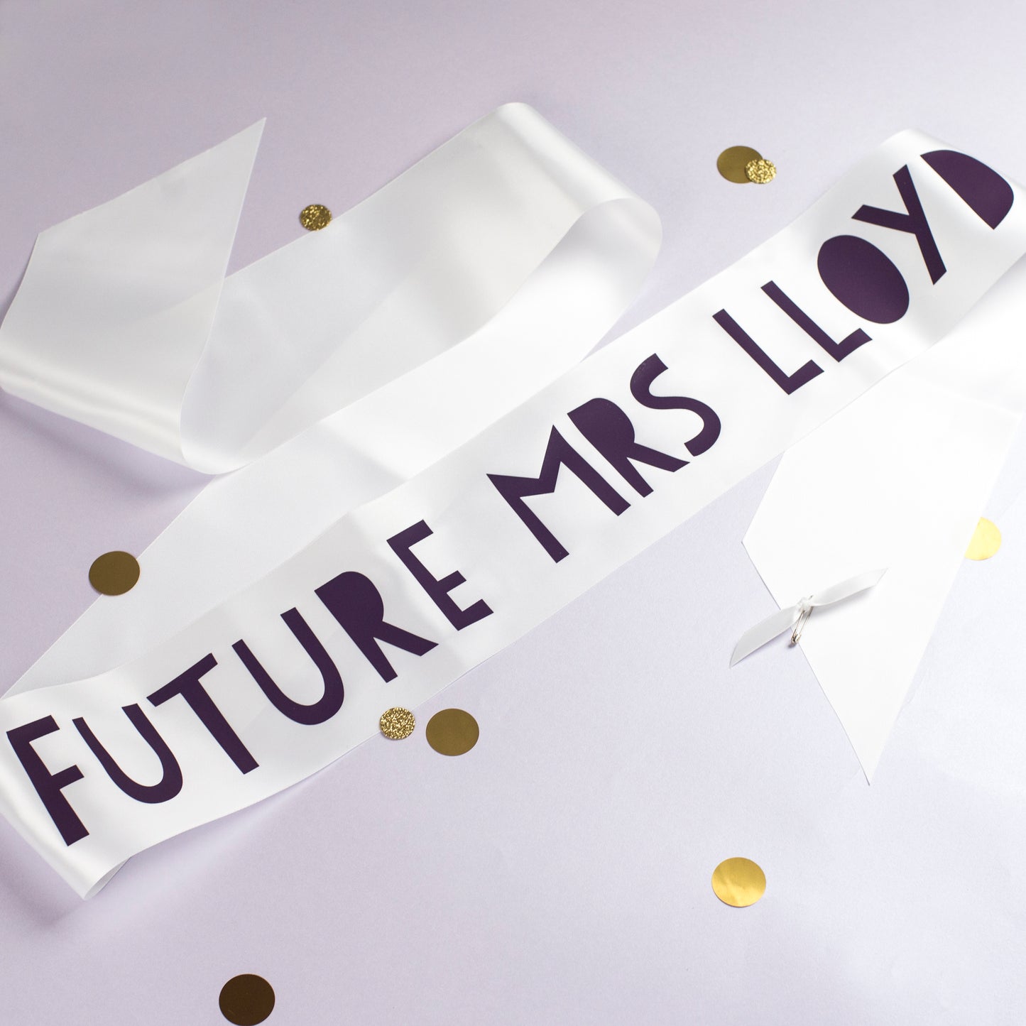 Personalised Papercut style 'Bride to be' Sash