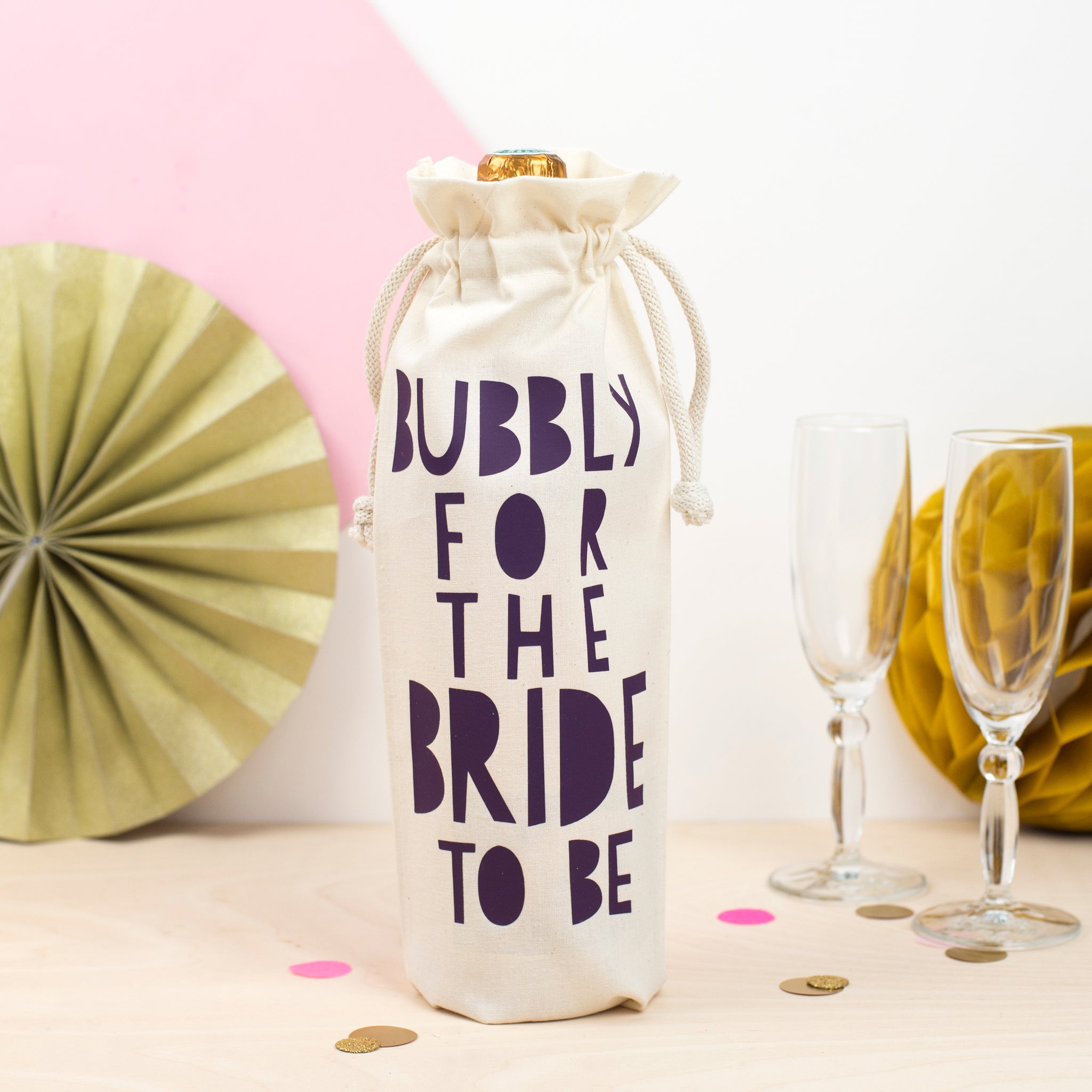 Papercut ‘Bubbly for the Bride to be!’ Bottle Bag