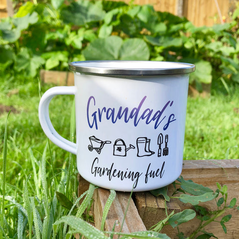 Enamel Gardening Lovers Mug