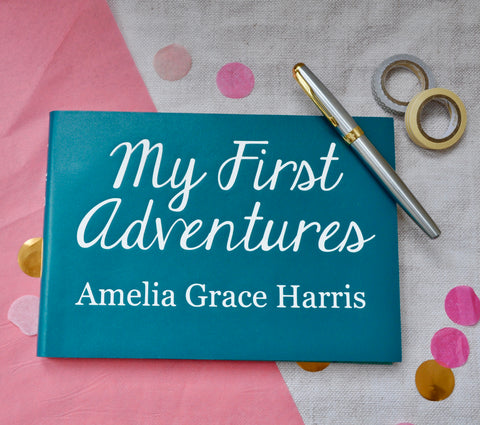 Personalised ‘My First Adventures’ Baby Journal