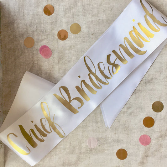 Contemporary ‘Hen Party’ Sashes