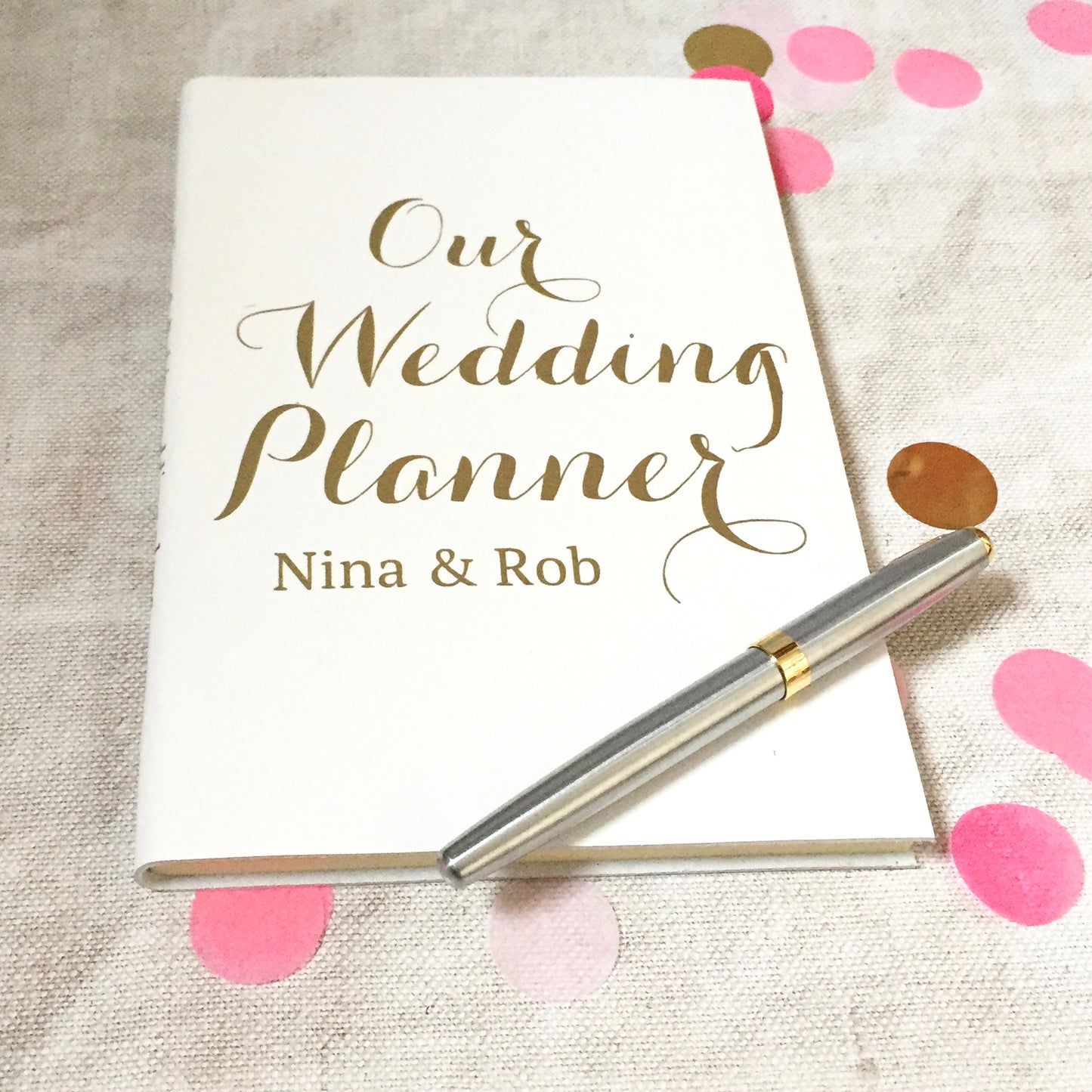 Personalised Wedding Planner Journal