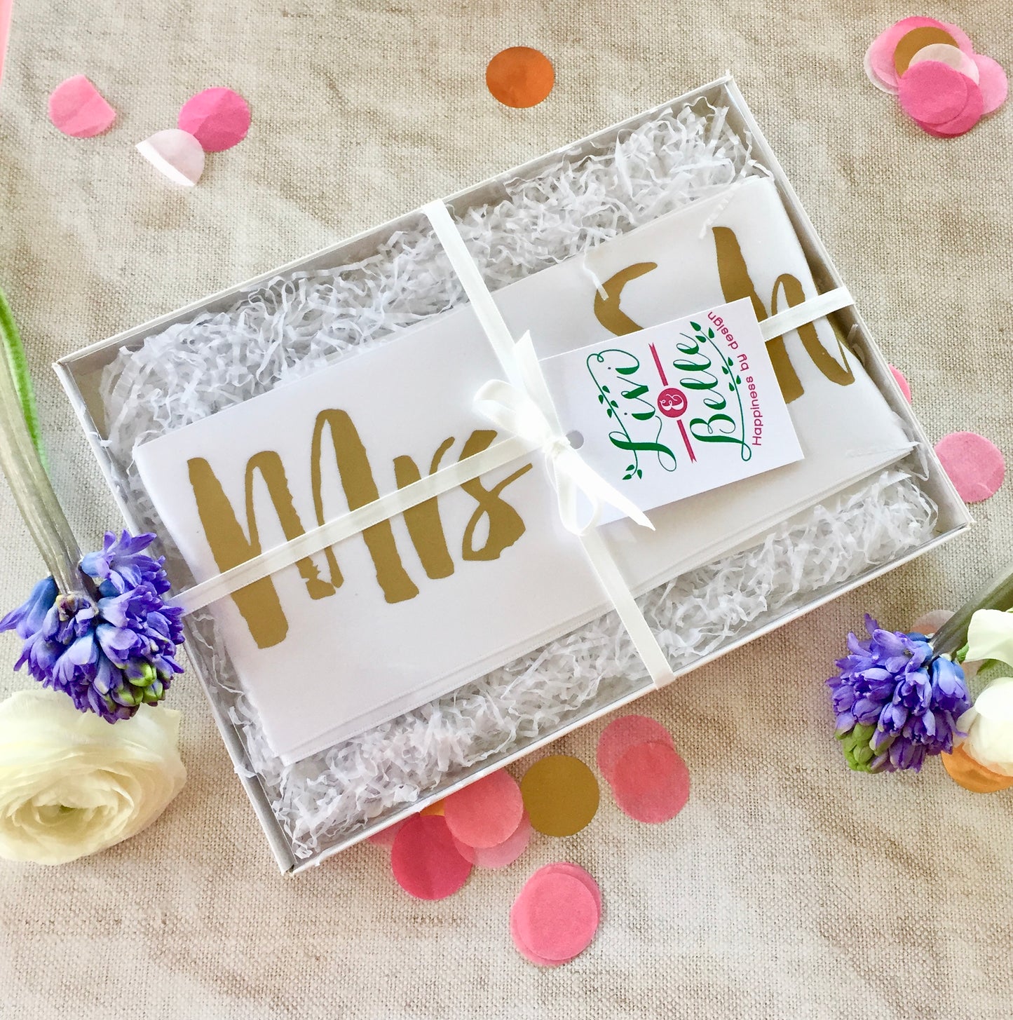 Personalised Contemporary 'Bride to be' Sash